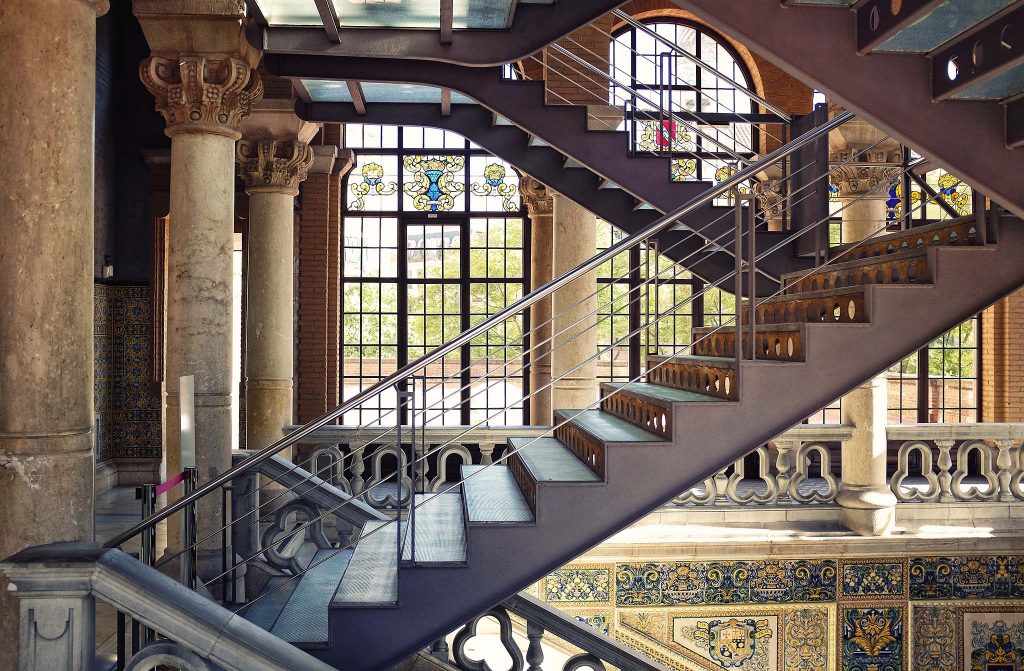 interior hospital modernista san pau