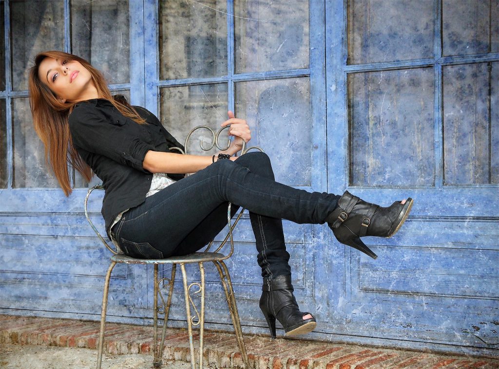 fotografia de modelo en exteriores