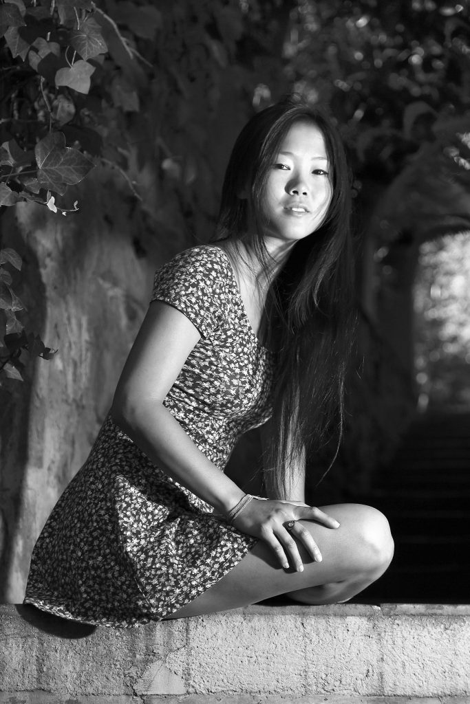 fotografia de retrato en blanco negro