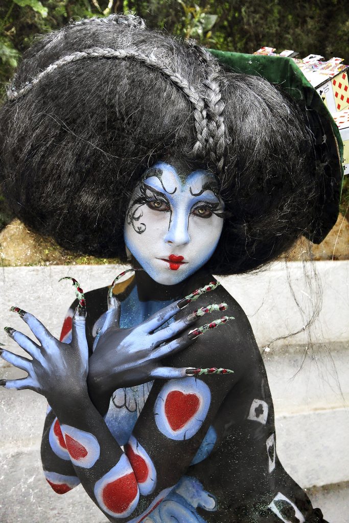 Sesion bodypaint en Barcelona