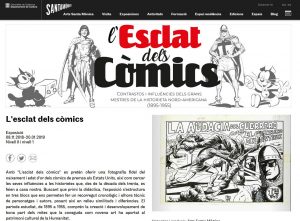 Exposición ‘L’esclat dels còmics’ de originales de los inicios del cómic