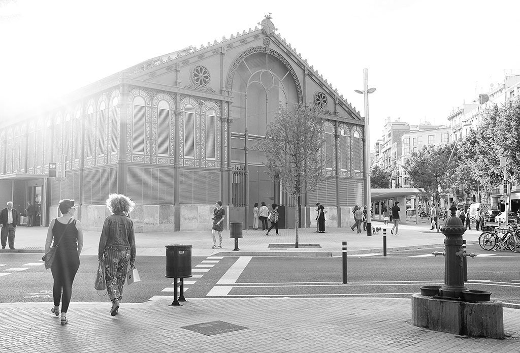Fotografías de la remodelación del Mercat de Sant Antoni