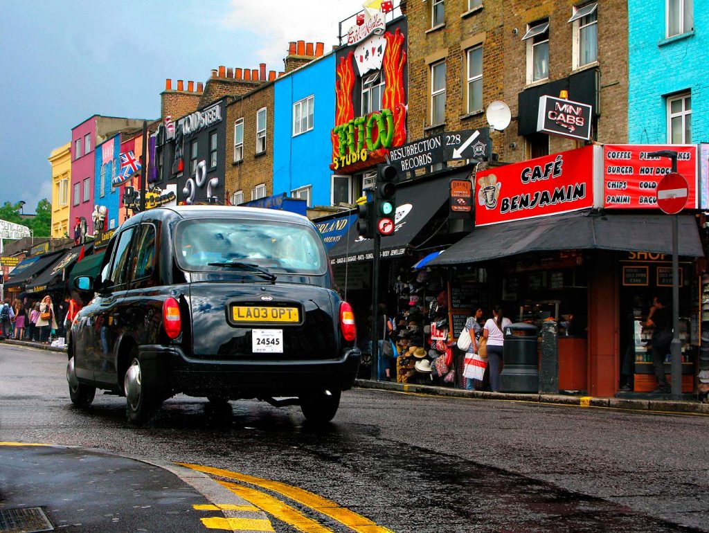 taxi ingles en candem town